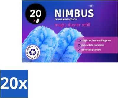 Immagine prodotto di NIMBUS Magic Duster ricarica, 20 pezzi - confezione risparmio - 20 pezzi