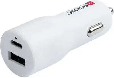 Zdjęcie produktu dla Skross SKCHCA0120WPDCN, Wewnętrzna, Zapalniczka, 20 V, Biały