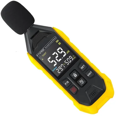 Obrázek produktu pro FNIRSI FDM01 Digitální hlukoměr, teploměr, vlhkoměr 3v1 s displejem, 30-130 dB