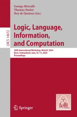 Immagine prodotto di Logic, Language, Information, and Computation