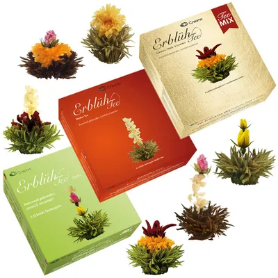 Produktbild von Creano 3er-Set ErblühTee 6er Sets, Grüntee, Weißtee und Teemix