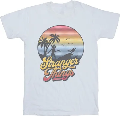 Produktbild von Netflix - "Stranger Things LA" T-Shirt für Herren BI45665 (3XL) (Weiß)
