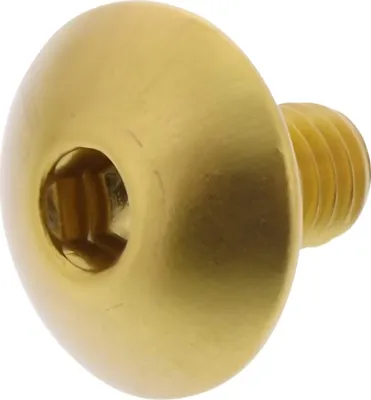 Produktbild von Linsenschraube JMP Bolt M6x1,00mm 10mm Aluminium gold