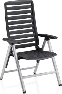 Zdjęcie produktu dla Fotel wielopozycyjny KETTLER Wave, srebrny/antracytowy, aluminium/plastik