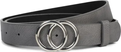 Produktbild von styleBREAKER Damen Gürtel 3 cm | Glänzende Ringschnalle in Gold oder Silber | Verstellbarer Taillengürtel & Hüftgürtel | Glattes Kunstleder für Kleider & Jeans