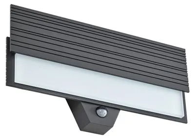 Produktbild von Lucande LED-Außenwandleuchte Melira, Sensor, anthrazit, IP65