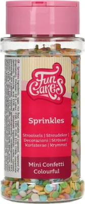 Produktbild von FunCakes Streudekor Mini Konfetti 60 g