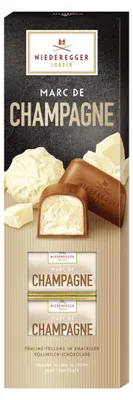 Zdjęcie produktu dla Niederegger Marc de Champagne w czekoladzie mlecznej, opakowanie 100 g