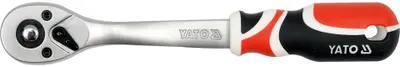 Image de Clé à cliquet courbée 3/8", acier CrV6140, 72 dents, 200 mm