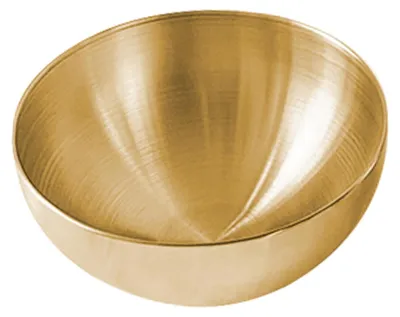 Edelstahl-Kaltnudelschale, koreanisch, gold, 15 cm, 700 ml
