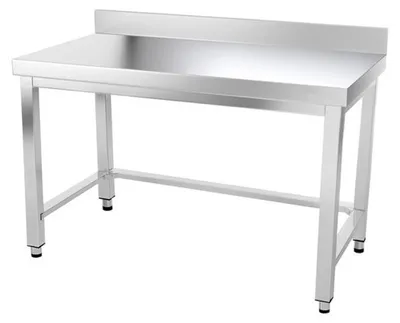 Obrázek produktu pro Nerezová pracovní deska rozměrů 1600 x 800 mm s opěrnou konstrukcí, provedení PREMIUM - GOLDINOX