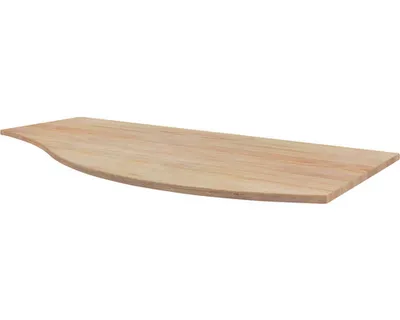 Produktbild von Baden Haus Waschtischplatte 104 cm x 51 cm x 1,6 cm Tabacco Braun Holz MDF Matt Ohne Ausschnitt art.63732072 Vague