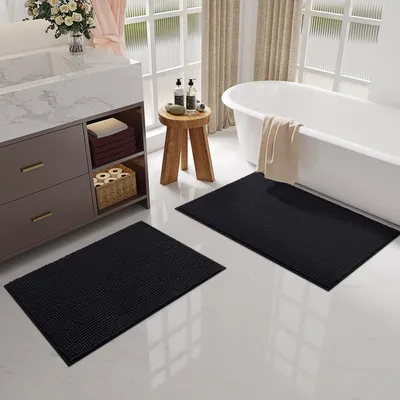Obrázek produktu pro Protiskuzová rohož Badmatte Chenille, 50 x 80 cm, vhodná do koupelny