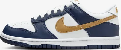 Produktbild von Nike Dunk Low "Midnight Navy Wheat" Blau, Größe: 38,5