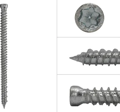 Immagine prodotto di Viti per finestre a testa cilindrica piccola TX30 zincate 7,5 x 112 mm - 100 pezzi