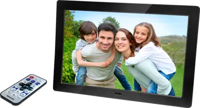 Obrázek produktu pro SENCOR SDF 874 B Digitání fotorámeček, 8"  (20,3 cm) 16:9 IPS displej, 1280 x 800 pixelů, čtečka karet (SD/SDHC/MMC), zobrazení foto JPG, videa MPEG1-4, audio MP3, dálkové ovládání