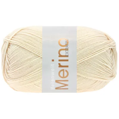 Produktbild von Lana Grossa - Meilenweit 100g Merino Extrafine uni 2425 hellbeige
