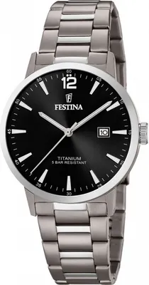 Zdjęcie produktu dla Zegarek męski FESTINA 20435/3 stalowy klasyczny z tytanu