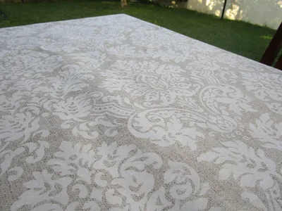 Rechteckige Tischdecke, ethnisch, 80% Baumwolle, 20% Polyester, 140x240 cm