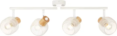 Produktbild von BRILLIANT Spotrohr, 4-flammig, drehbar Giada weiß IP20 E14  Geeignet für Tropfenlampe