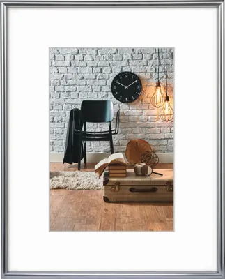 Zdjęcie produktu dla Ramka na zdjęcia Hama Sevilla 00066435 30x40cm plastikowa srebrna