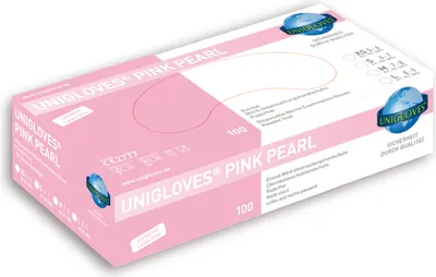 Produktbild von Unigloves PINK PEARL Nitrilhandschuhe 7-8 Medium 100 Stück/Box