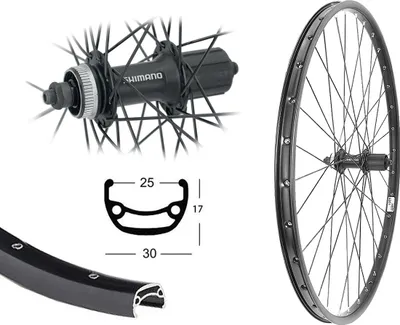 Produktbild von Aggro-X Hinterrad 28" / 29" Shimano Disc Centerlock MTB 8/9/10 fach 25-622 Hohlkammer
