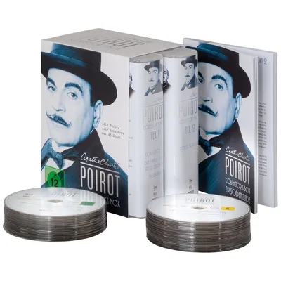 Produktbild von 45 DVDs Agatha Christie’s Hercule Poirot Collector’s Box (Komplette Serie)