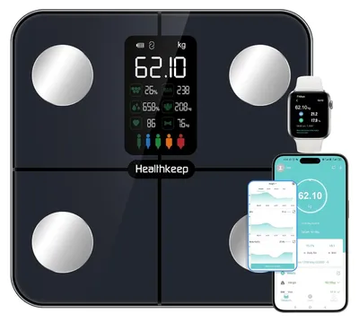 Zdjęcie produktu dla Healthkeep Waga inteligentna z wyświetlaczem VA do 180 kg