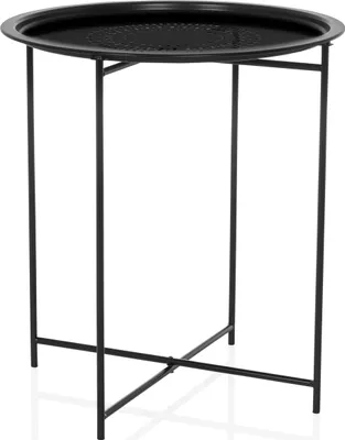 Produktbild von hjh LIVING Beistelltisch ALLRUND Couchtisch Rund Nachttisch B 46.0 cm H 52.0 cm