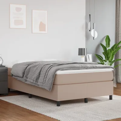 Produktbild von "2026 Promotion" BoxspringBettgestell moderne - Cappuccino-Braun 120x200 cm - Kunstleder - Polsterbett CC5735