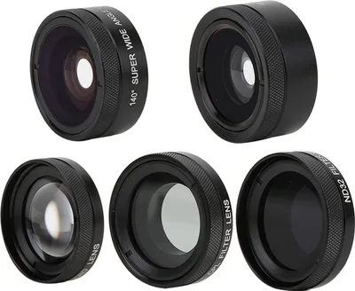 Image de Objectif de caméra fisheye, objectif grand angle macro starlight 6 en 1 pour téléphone, APL-DG6 avec objectifs ND et CPL pour la photographie dramatique