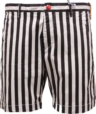 Zdjęcie produktu dla 5774X bermudy uomo AT.P.CO czarne/białe bawełniane krótkie męskie