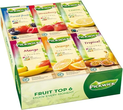 Produktbild von Pickwick - Professional Früchte Top 6 - 6x 25 Teebeutel