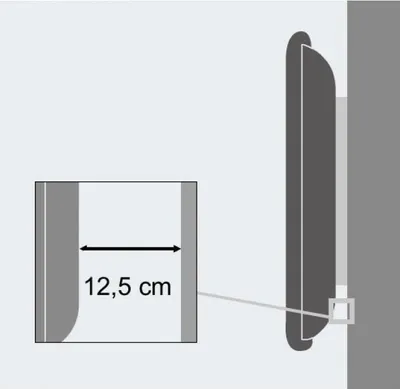 Produktbild von TECHLY Wandhalterung fuer LCD TV schwarz 33,02cm-93,98cm 13-37Zoll