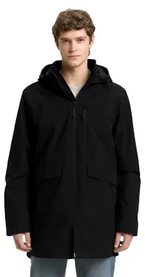Produktbild von Tom Tailor 1049967_XXL, Männlich, Erwachsener, Lockere Passform, Reißverschluss, Polyester, Schwarz