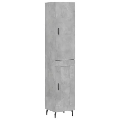 Produktbild von Highboard Betongrau 34,5x34x180 cm Holzwerkstoff