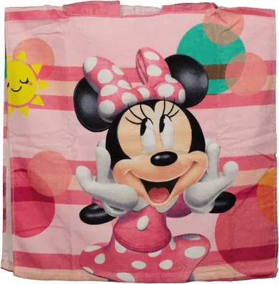 Produktbild von Safta Minnie Mouse ´´me Time´´ Baumwolle Poncho Rosa 3-8 Years Rosa 3-8 Years
