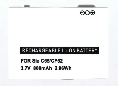 Produktbild von Akku für Siemens CFX65 Li-Ion 3,7 Volt 600 mAh schwarz.