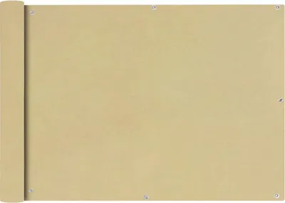 Produktbild von Balkonsichtschutz Oxfordgewebe 75x400 cm Beige