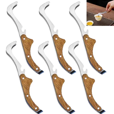 Produktbild von 6er Set Küchenzangen, Edelstahl, Profi Grillzange, Mehrzweck, Rutschfester Griff, Langlebig