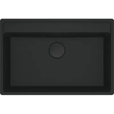 Produktbild von Franke Maris Flächenbündige Spüle Fragranitbecken MRG 210-72 A Black Matt Handbedienung ab 80 cm 135.0683.049 - inkl.