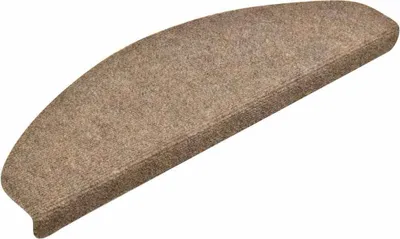 Immagine prodotto di Tappetini per scale autoadesivi 30 pz 65x21x4 cm beige semicircolari grandi