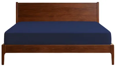 Obrázok produktu pre Napínacie prestieradlo 200 x 200 cm - 100% bavlna, tmavomodré