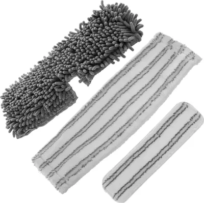 Image de Balai à franges - Housses de rechange - Microfibre - Lot de 3