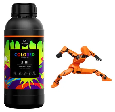 3D-Druckerharz fluoreszierend orange 1 kg