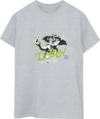 Produktbild von Harry Potter - "A Free Elf" T-Shirt für Damen BI27799 (XXL) (Grau)