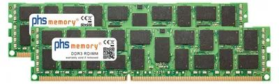 phs memory 32GB (2x16GB) Kit RAM Speicher kompatibel mit Supermicro H8SCM DDR3 RDIMM 1600MHz
