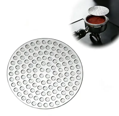 Pucksieb 58,5 mm, 0,8 mm, Edelstahl, zweilagig, wiederverwendbar