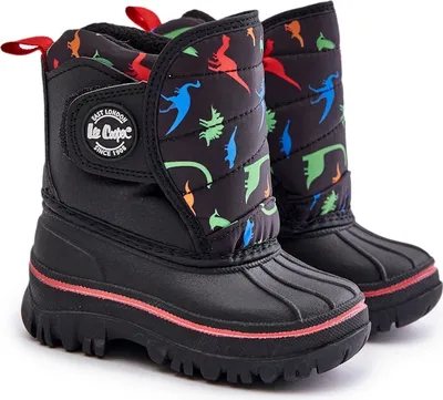 Zdjęcie produktu dla Dziecięce buty śniegowe z zapięciem na rzep Lee Cooper LCJ-24-44-2861K Czarny 25
